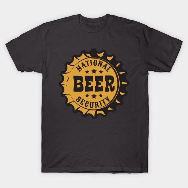 National Beer Security T-Shirt by yeoys